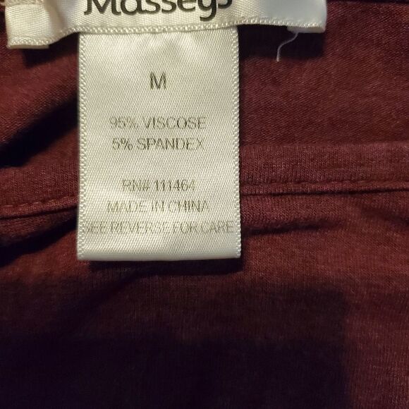 Masseys asymmetrical purple 💜 tunic sz med - Picture 5 of 6